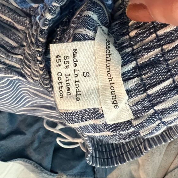 BeachLunchLounge Margo Striped Pants NWT - Picture 3 of 6